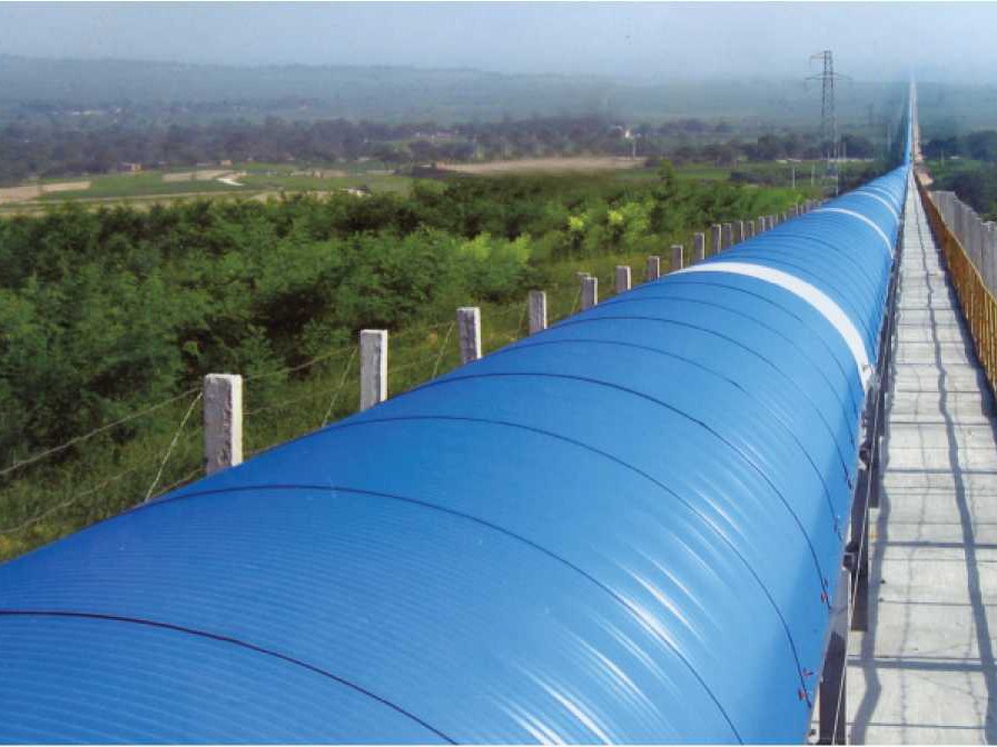 長距離轉(zhuǎn)彎帶式輸送機(jī)